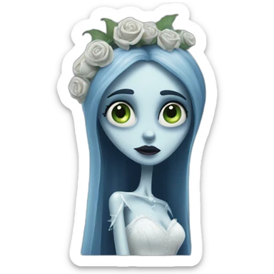 Corpse bride sticker