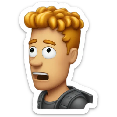 Shut up and take my money Fry sticker