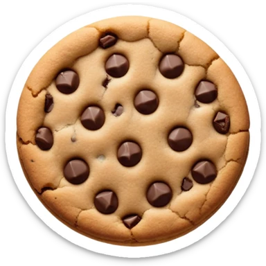 chocolate chip cookie sticker