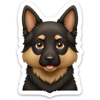 Belgian Shepherd dog puppy sticker