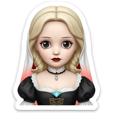 Annabelle doll from The Conjuring movie sticker