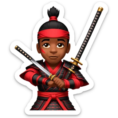 Daring Samurai sticker
