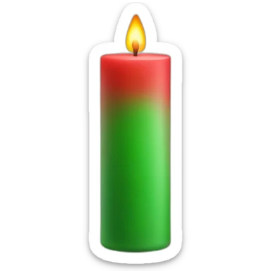 Trading candles red and green  sticker