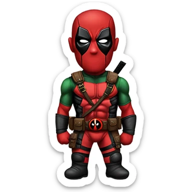 conor mcgregor costume Deadpool sticker