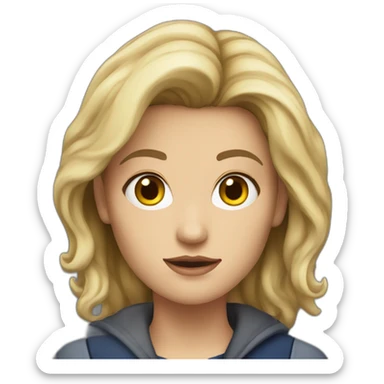 Caucasian-Female-DoctorWho sticker