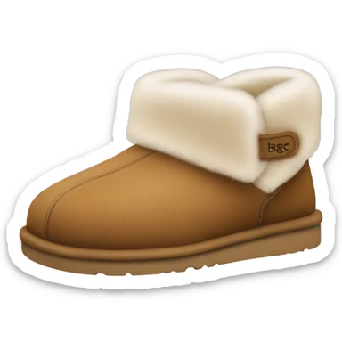 Ugg slippers sticker