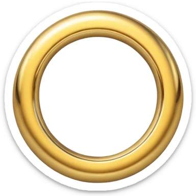create a golden necklace emoji or bangles or earrings or ring which ever looks visually the most attractive any one or all of them ill choose it should be fully golden sticker