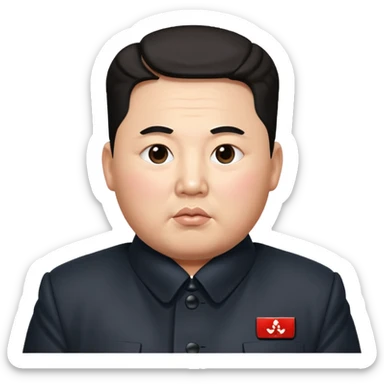 kim jong un  sticker
