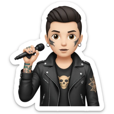 rocktar microphone sticker