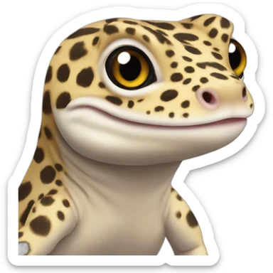 Leopard gecko sticker