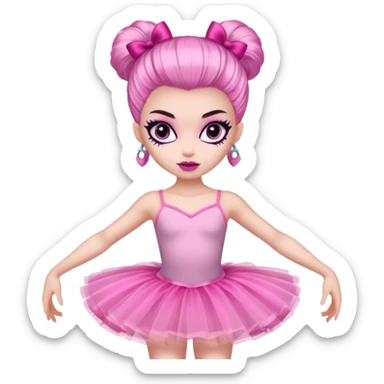 Ballerina monster high sticker