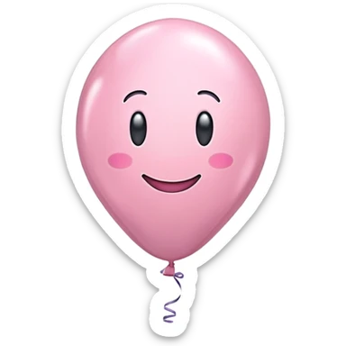 Pastel Pink happy birthday sticker