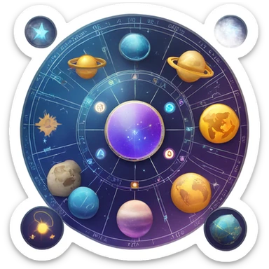 AI astrologer sticker