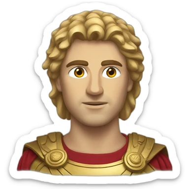 alexander the great sticker