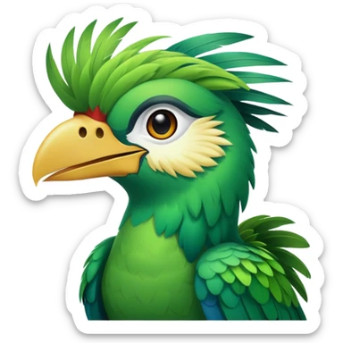 Quetzal qui sourit sticker