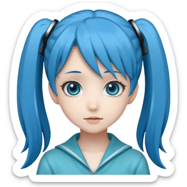 uma vocaloide hatsuni miku sticker
