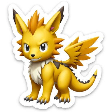  kawaii cool edgy Digimon-Fakemon-animal full body sticker