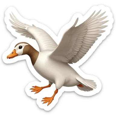 GOOSE FLY sticker