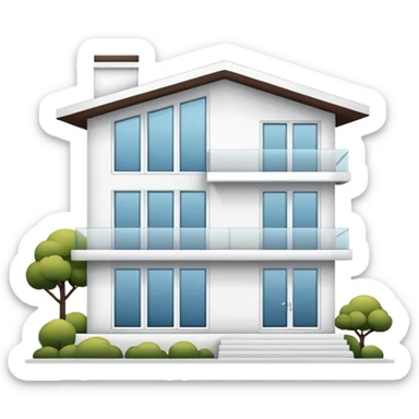 morden house sticker