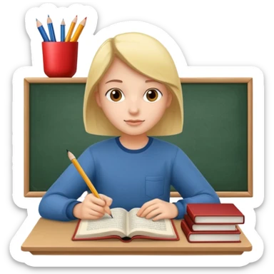 Ecole et matiere sticker