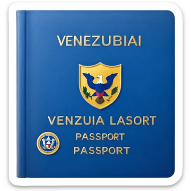Pasaporte venezolano sticker