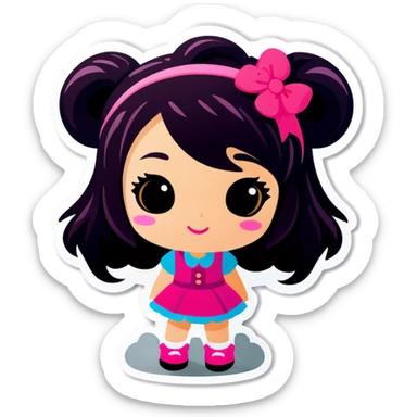 Girly 
 sticker