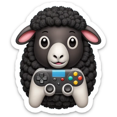 black sheepplayingvideogames sticker