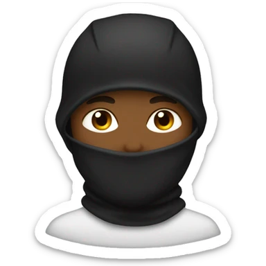  Boy in balaclava sticker