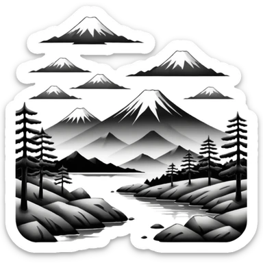 A Japanese sketch sticker