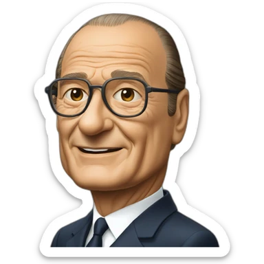 Jacques Chirac sticker
