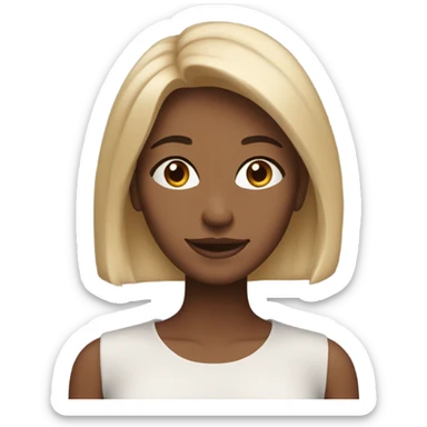 realistic portrait of a woman sticker