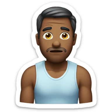 discomfort guy sticker