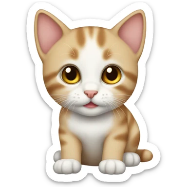 kitten sticker