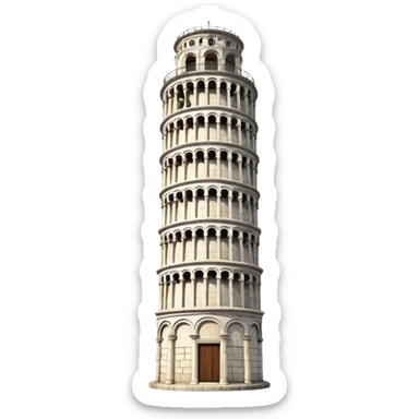 Leaning tower of Pisa  sticker