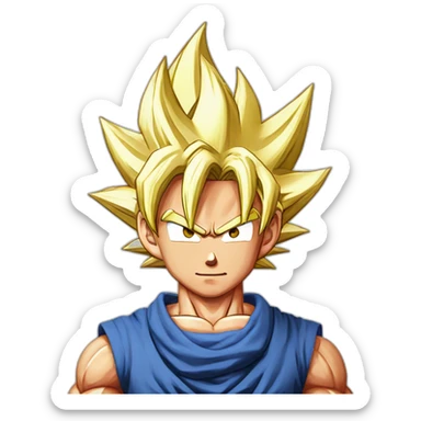Goku ssj god sticker