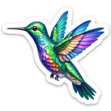 Hummingbird sticker