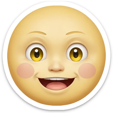 Create emoticons for me with a face in different emotions, these are supposed to be those yellow round faces that are on the keyboard. Follow the picture  sticker