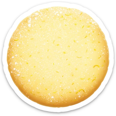 Lemon shortbread cookies sticker