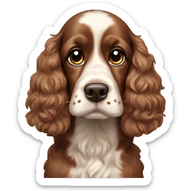 Show cocker spaniel sticker