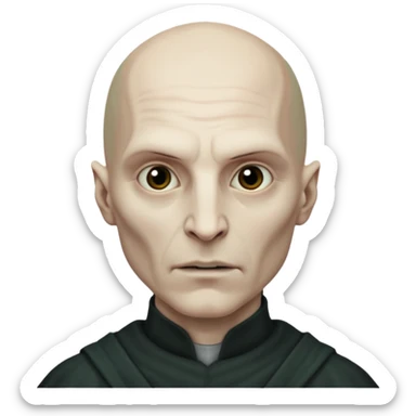 Voldemort half body sticker