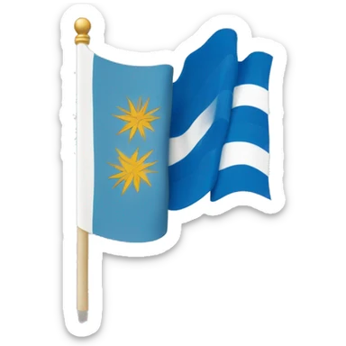 bandera de uruguay sticker