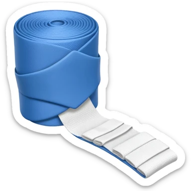 boxing hand wraps object icon, rolled athletic bandage for hands, white fabric texture, sporty combat gear, clean detailed look, 3D cartoon, mobile game icon style, centered, clean background, no text, no watermark
 sticker