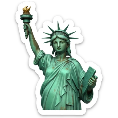 statue of liberity sticker