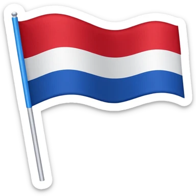 sports flag blue (#00A3E0) and red (#F9423A) sticker