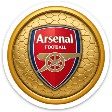 Arsenal football logo sticker