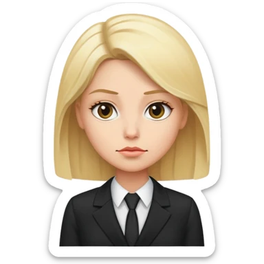 Mafia blondes woman sticker