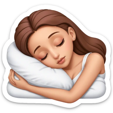 Ariana Grande sleeping sticker