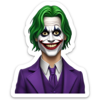 Jared Leto as Joker sticker