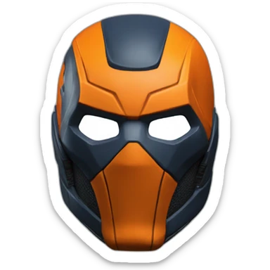 deathstroke full mask sticker
