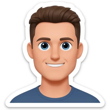 Male flirting emojie sticker